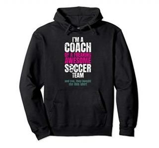 Freaking Awesome Soccer Team Coach Distressed Hoodie