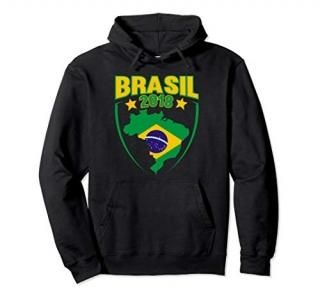 Brasil 2018 Soccer Football Brazil Men Women Hoodie