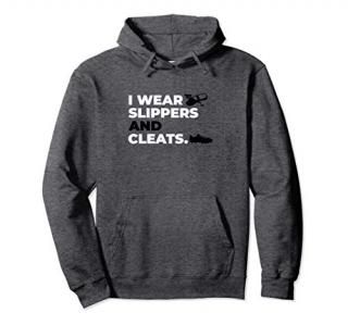 Ballet Shoes and Soccer Softball Cleats Hoodie