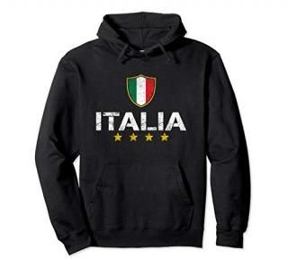 Italian Soccer Italian Pride Pullover Hoodie