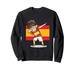Dabbing Soccer Boy Spain Spanish Football Sweatshirt