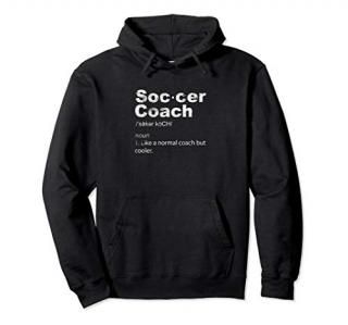 Soccer Coach Definition Cool Sport Distressed Hoodie