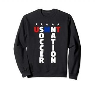 USMNT Soccer Nation American Soccer Team - Red White & Blue Sweatshirt