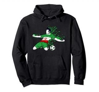 Iran Soccer Team Iranian National Flag Football Lover Gifts Pullover Hoodie