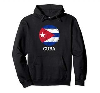 Cuban National Flag Pride Love Cuba Futbol Soccer Team Gift Pullover Hoodie