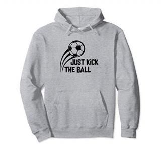 Soccer Kick The Ball Pullover Hoodie