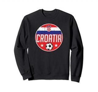 Croatia Soccer Football Team Supporter Flag Jersey Croatian Sweatshirt