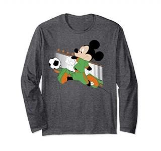 Disney Mickey And Friends Mickey Mouse Ireland Soccer Long Sleeve T-Shirt