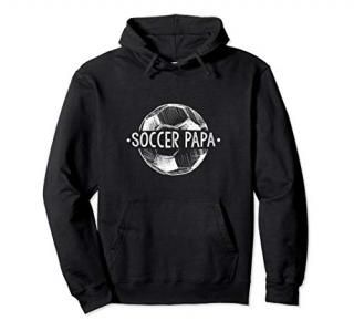 Soccer Papa Family Matching Team Player Gift Sport Lover Dad Pullover Hoodie