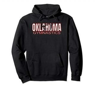 Oklahoma Gymnastics Competition Gymnast Tumbling Girl Gift Pullover Hoodie