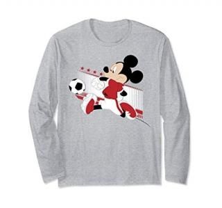 Disney Mickey And Friends Canada Soccer Long Sleeve T-Shirt