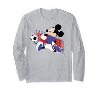 Disney Mickey And Friends USA Soccer Long Sleeve T-Shirt