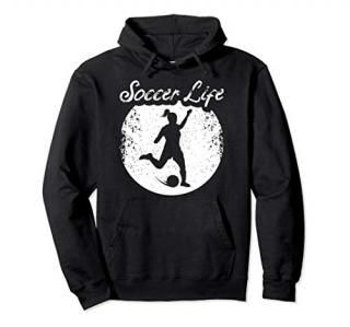 Soccer Quote Outfit for a Soccer Game Lover Pullover Hoodie