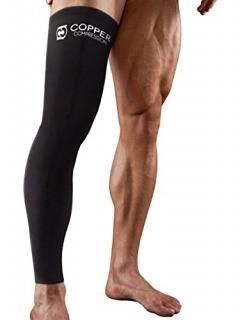 Copper Compression Full Leg Sleeve - Guaranteed Highest Copper Sleeves + Pants. 