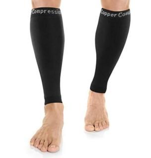 Copper Compression Recovery Calf Sleeves - Shin Splint Leg Sleeves. Guaranteed H
