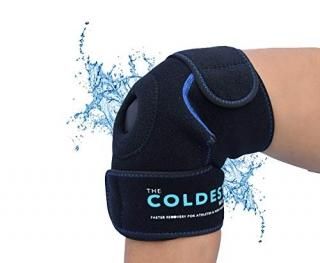 The Coldest Knee Ice Pack Wrap Hot and Cold Therapy - Reusable Compression Best 