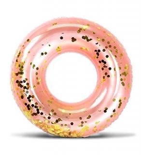CoTa Global Inflatable Pool Float Tube Confetti 36 Inches Premium Swim Ring Heav