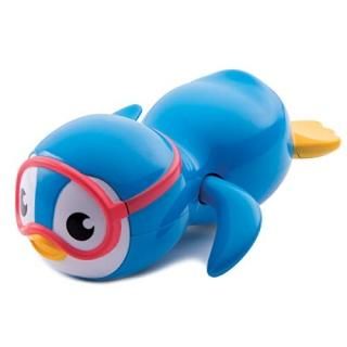 Munchkin Wind Up Swimming Penguin Bath Toy Blue by Munchkin 