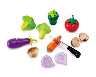 Hape Garden Vegetables  Wooden Cooking Accessories for Kids Pretend Play Food As