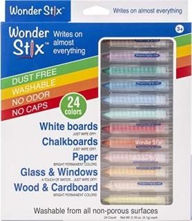 24pk - Wonder Stix 24pk Children's Drawing Chalks by Kwik Stix 8.9cm TPG-636