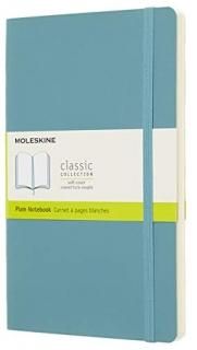 Moleskine Classic Notebook Large Plain Blue Reef Soft Cover 5 x 8.25