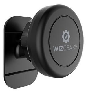 WizGear Universal Stick On Dashboard Magnetic Car Mount Holder for Cell Phones a
