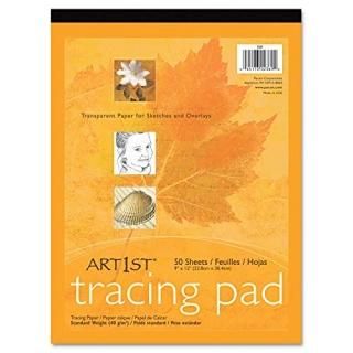 Art1st Parchment Tracing Paper 9 x 12 White 50 Sheets 