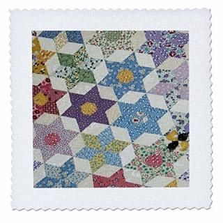 3dRose qs_34752_2 Calico Jewish Stars ȥ6 x 6
