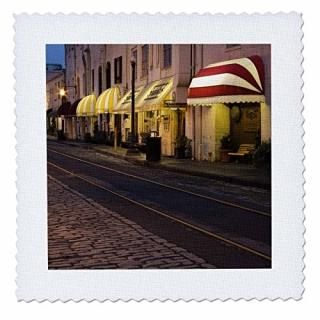 3dRose qs_89351_3 硼Хʡ Cobblestone River Street - US11 JEG0242 - Julie Eg