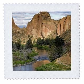 3dRose qs_94028_1 쥴Smith Rocks SP åեCrooked River-US38 RER0165-Ric Erg