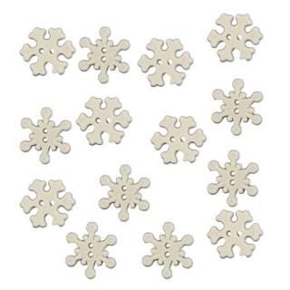 Buttons Galore Assorted Holiday Collection Snowflakes Buttons by Buttons Galore
