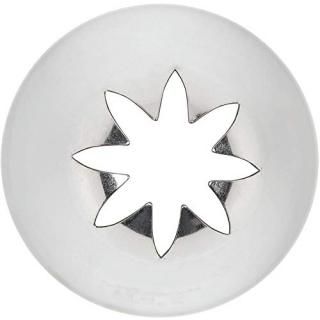 Ateco # 847 - Closed Star Pastry Tip .56'' Opening Diameter- Stainless Steel by 