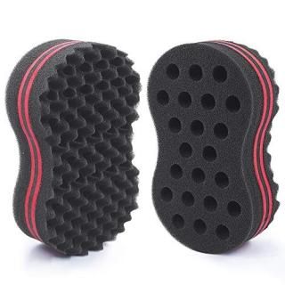 HALLO Big Holes & Big Size Barber Hair Brush Sponge Dreads Locking Twist Afro Cu