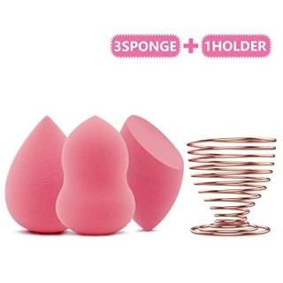 Makeup Blender Sponge 3 Pcs Set - Beauty Sponge Foundation Blending Sponge with 