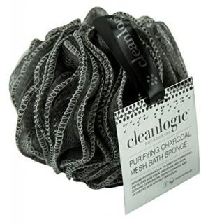 Clean Logic Purifying Charcoal Mesh Bath Sponge 1 Ea 1count