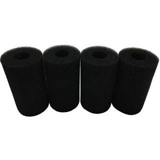HuYaYa Pre-Filter Sponge4 Pack Aquarium Pre Filter Foam Rolls Compatible Filter 
