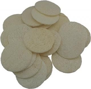 18 pcs/set Natural Exfoliating Face Pad Loofah Sponge Facial Brush - Shower Scru