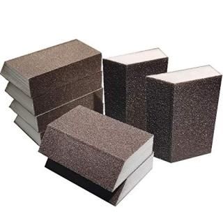 M-jump 8 Pack Single Sanding Sponge Coarse/Medium 4 Different Specifications San