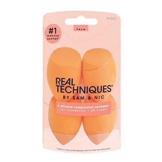 Real Techniques 4 Miracle Complexion Sponges Make Up Brush Set