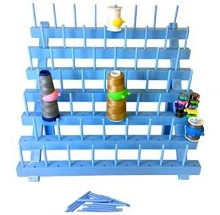 PeavyTailor Thread Stand/Rack and Organizer for Sewing Quilting Embroidery ? Blu
