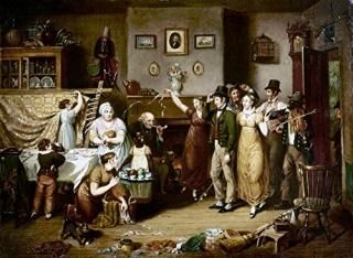 ƥ󥰥ѡƥ 1813 ƥ󥰥ѡƥ ꥫ ۡ  John Lewis Krimmel 1813 ݥץ 18 x 