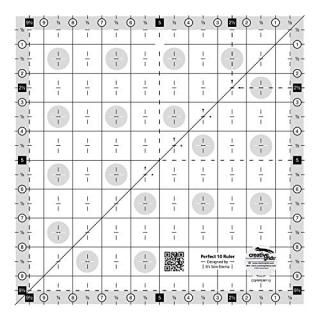 Creative Grids Perfect 10 Quilting Ruler