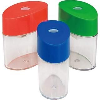 Integra Plastic Sharpener Oval 2-1/8-Inch Assorted ITA42850