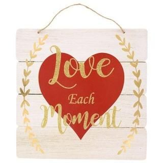 Love Each Moment Hanging Wall Plaques Home Decoration