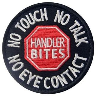 Rocking Planet Service Dog Patches No Touch No Talk No Eye Contact Vests/Harness