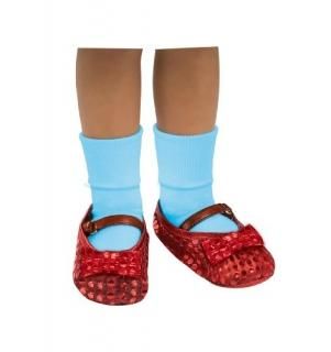 롼ӡRubie's Wizard of Oz Dorothy Sequin Shoes Covers 75th Anniversary Edition 3