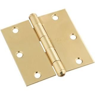National Mfg.N195685Residential Solid Brass Hinge-3-1/2 SB DOOR HINGE 