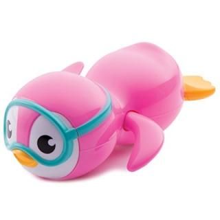 Munchkin Wind Up Swimming Penguin Bath Toy Pink by Munchkin 