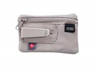 Lewis N. Clark RFID-Blocking Hidden Clip Stash Travel Belt Wallet Brown One Size
