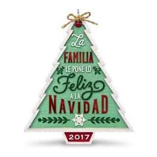 Nuestra Familia - Hallmark Keepsake 2017 Nuestra Familia.Nuestra Navidad Dated C